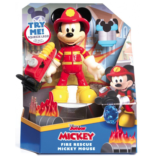 Mickey – Figurine Mickey 15 cm Pompier avec accessoires