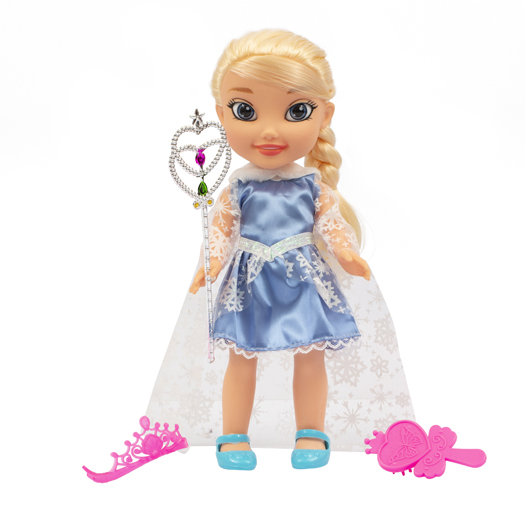 Poupée Fairytale Princesse 35 cm avec sceptre et couronne 