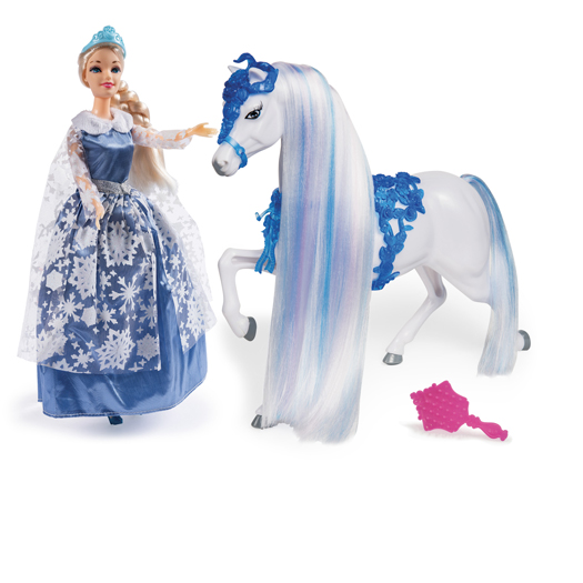 Poupée Fairytale Princesse 30 cm avec cheval et accessoires