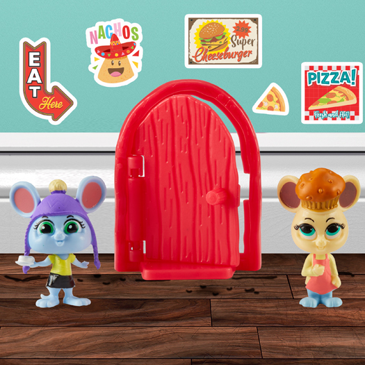 Mouse in the House – Pack 2 figurines avec Porte Magique