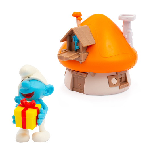 Les Schtroumpfs – Maison Magique (avec clé, 1 figurine et des accessoires)