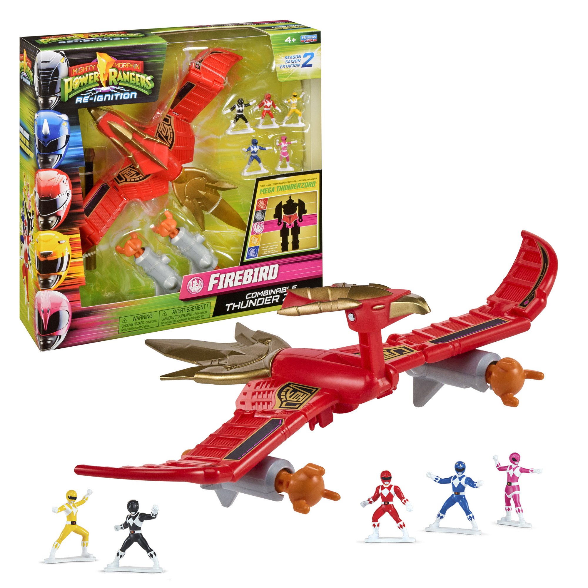 Power Rangers – Zords articulé Thunderzord (transformation simple