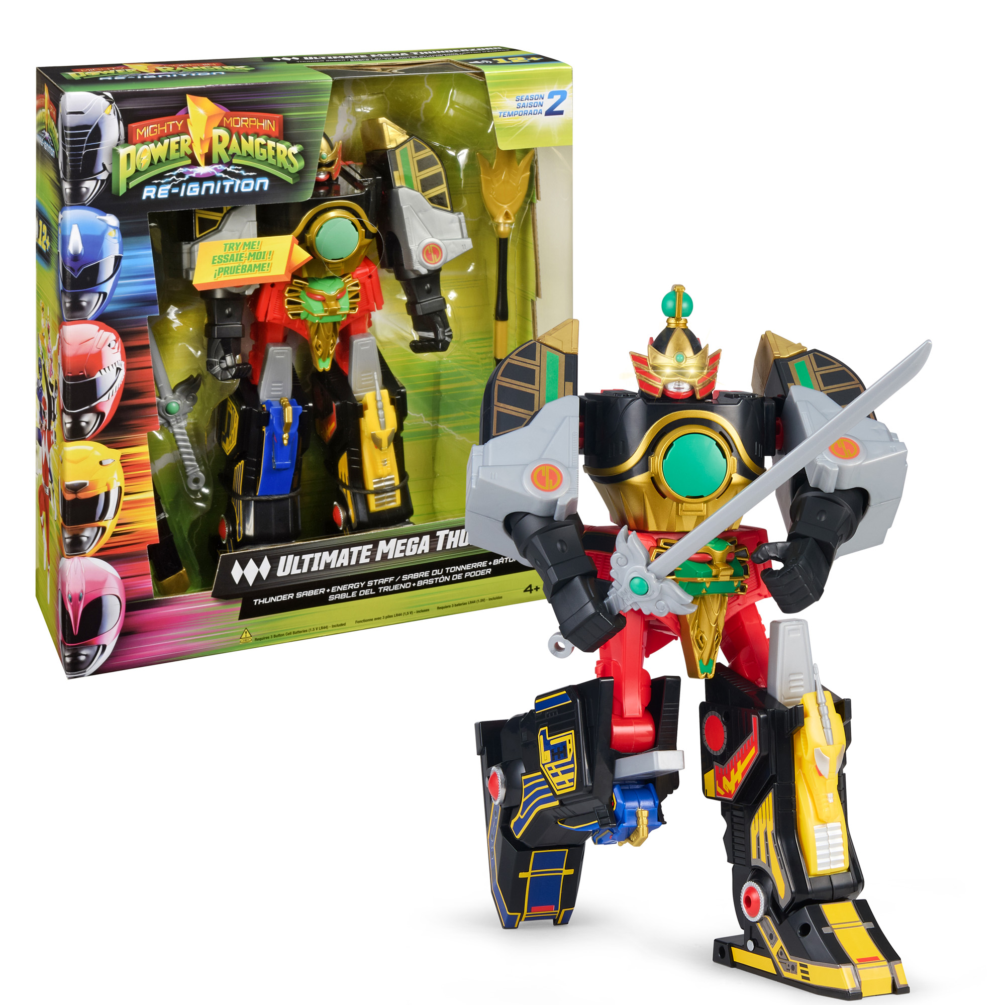 Power Rangers – Megazord Thunderzord de 30 cm